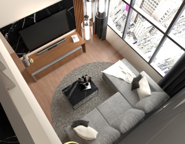 ผลงานแกลเลอรี่ 3D-คอนโด-2